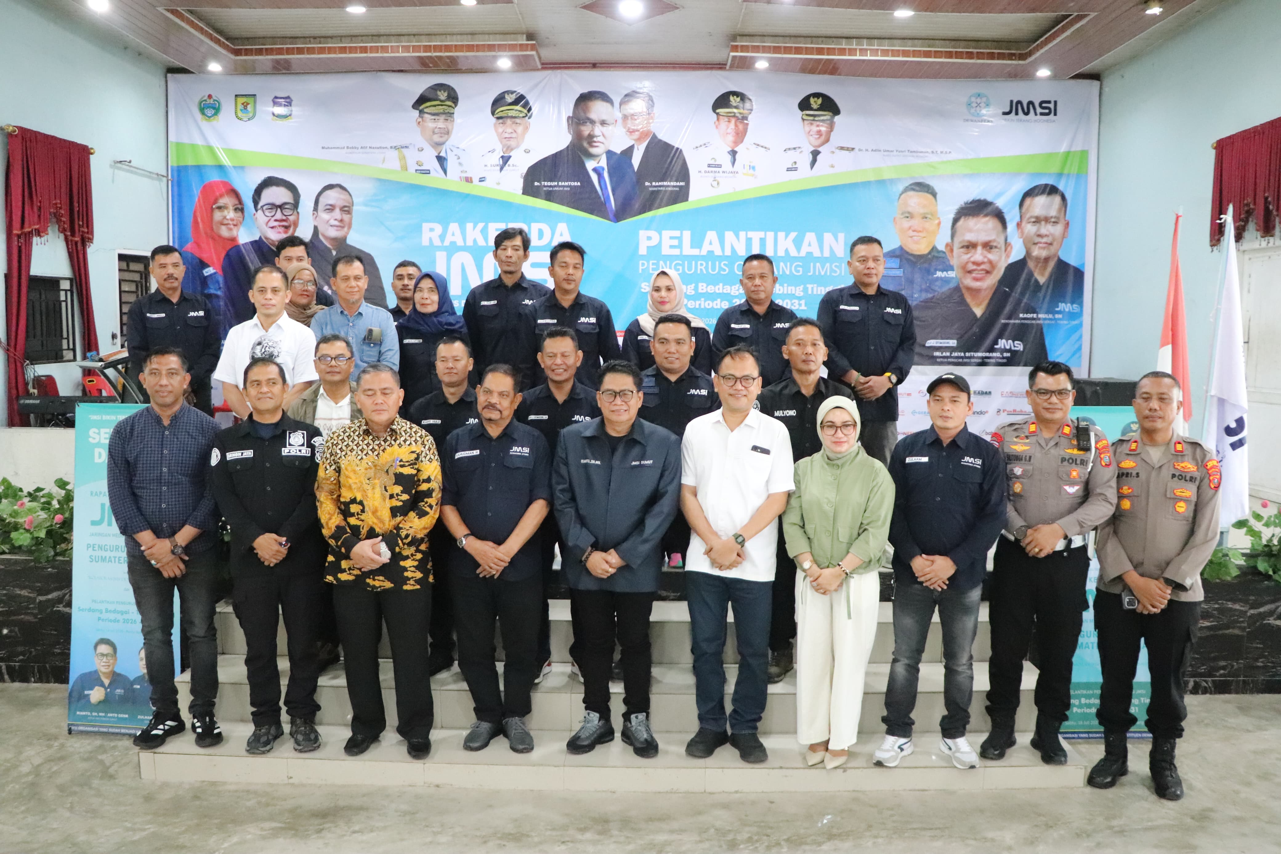 JMSI Sergai–Tebing Tinggi  Periode 2025 - 2030 Resmi Dilantik